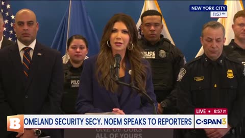DHS Sec. Kristi Noem Holds News Conference...