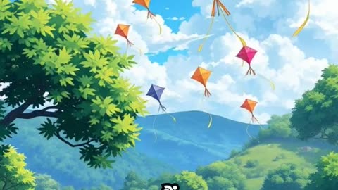 Kite flying boy story