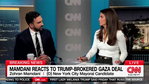 Mamdani Dodges Straight Answer When CNN Asks If Trump Deserves Credit For Brokering Ceasefire