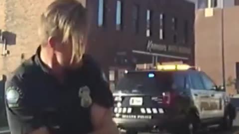 Driver hit and runs after side swiping police officer. Caught on Camera!