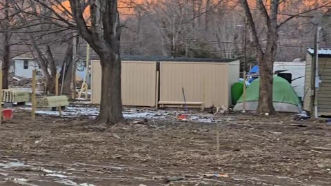 Josh Griffith visits destitute hurricane victims in Swannanoa, NC❄️