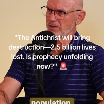 🚨 The Antichrist Will Bring Unimaginable Destruction—2.5 Billion Lives Lost! 🚨