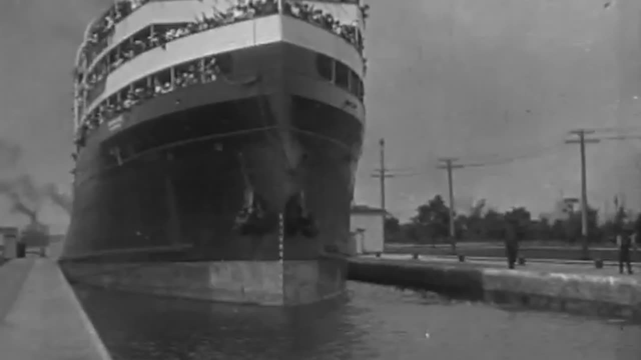Excursion Boat Passing T... - Excursion Boat Passing Through Canal Rocky Mountains of Colo - fc-fc-4