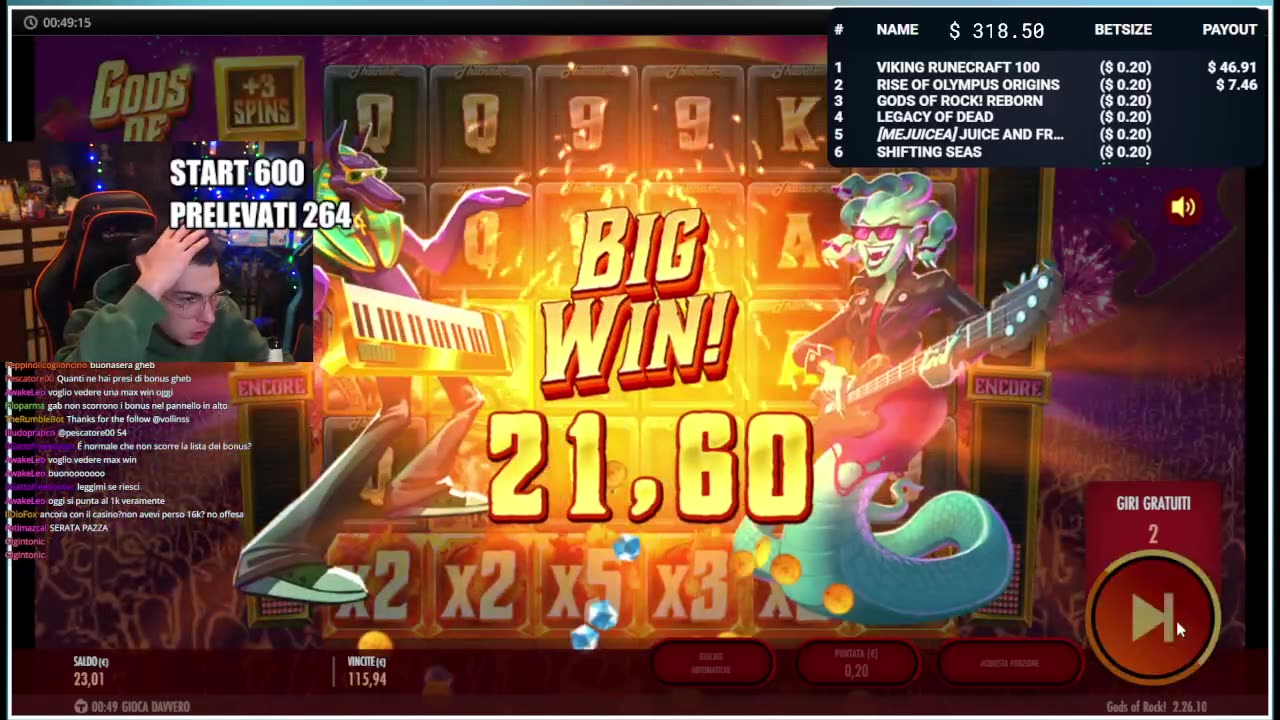 BONUS HUNTONA ASSURDA SPINGERE CAVALLUCCI