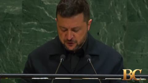 Ukraine’s president says the world is in ‘the most destructive arms race in human history’