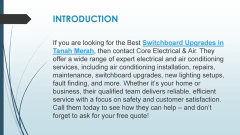 Best Switchboard Upgrades in Tanah Merah