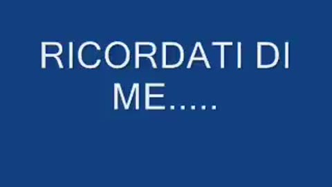 ANTONELLO VENDITTI---RICORDATI DI ME