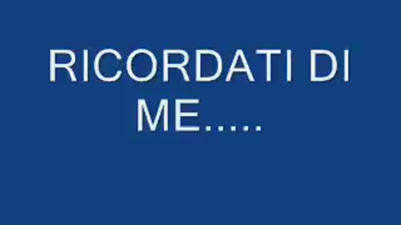 ANTONELLO VENDITTI---RICORDATI DI ME