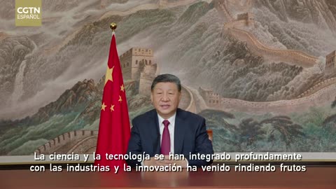 El presidente chino, Xi Jinping, pronuncia un discurso de Año Nuevo para 2026