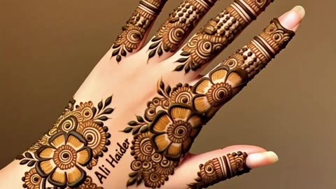 Simple mehndi designs picture name ali haider mehndi designs photos _henna _#besthennadesigns