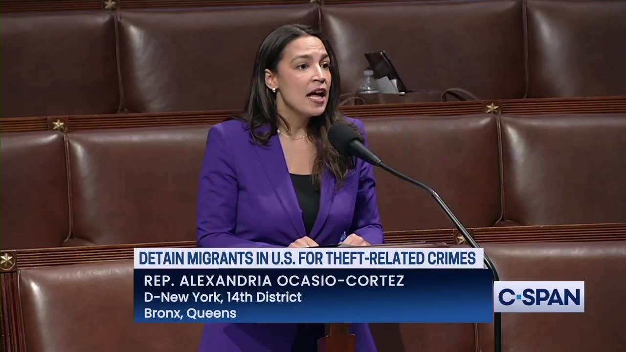 AOC Loses Her Mind Over Detaining Illegals Who Steal