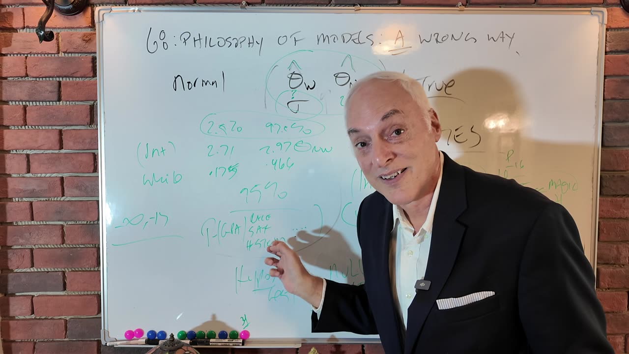 Class 68: The Philosophy Of Models (Regression): The Wrong Way