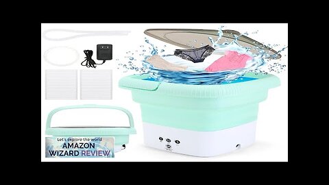 Portable Washing Machine 6.5L Large Foldable Capacity Mini Washer of Underwear Socks Review