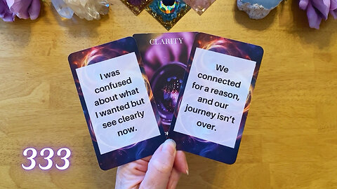 SOMEONE HAD A MAJOR REALIZATION TODAY! 😍 COLLECTIVE LOVE TAROT READING ♥️ (TWIN FLAME SOULMATE SP)