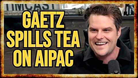 Matt Gaetz: Congressmen Wore QR CODES For AIPAC Donors!