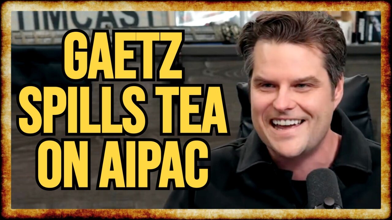 Matt Gaetz: Congressmen Wore QR CODES For AIPAC Donors!