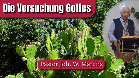 Die Versuchung Gottes