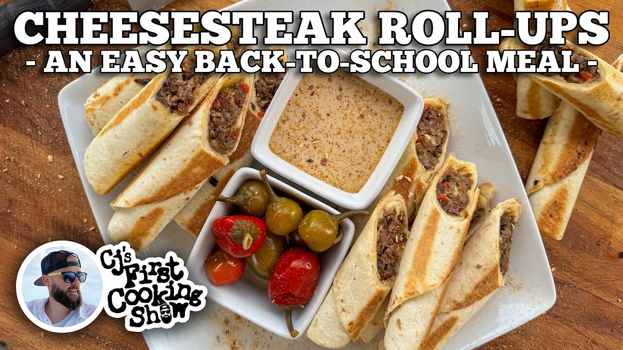 Cheesesteak Roll-Ups on the Blackstone Griddle