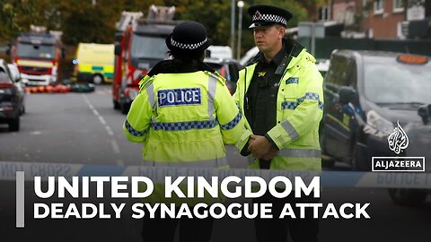 Two killed in attack near Manchester synagogue, suspect shot by UK police