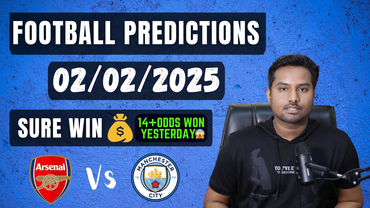 Football Predictions Today 02/02/2025 | Soccer Predictions | Football Betting Tips - EPL