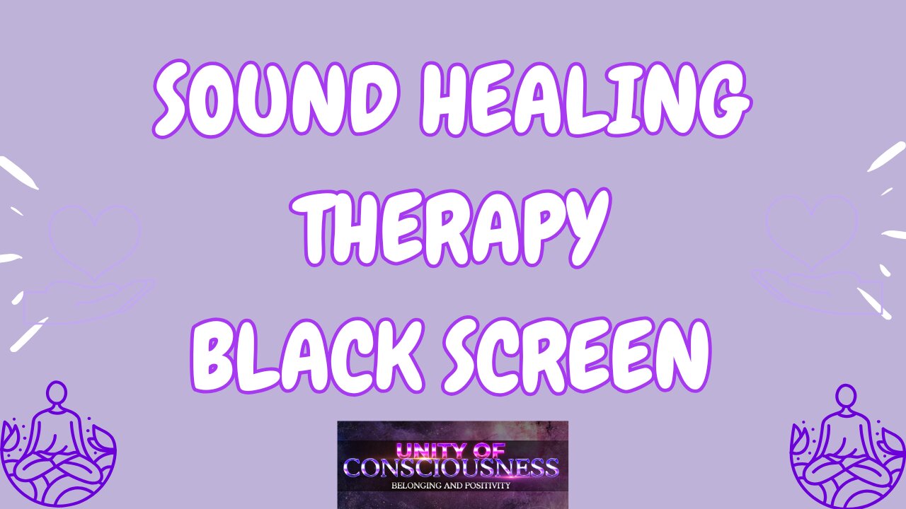 Heal with 174Hz to 963Hz; Black Screen, Sound Healing Therapy, Meditate to heal with Me