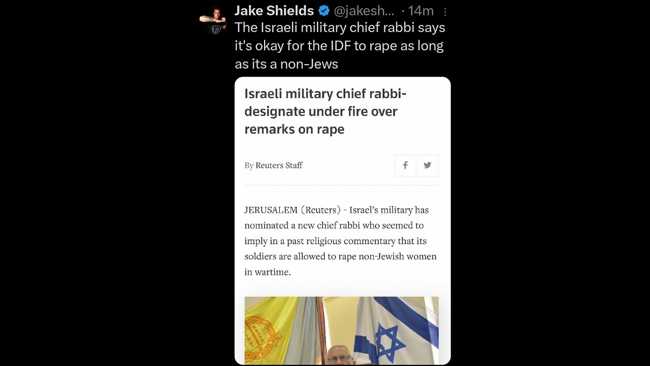 israel ARREST top military lawyer prosecuting 9 IDF soldiers who sexually abuse palestinian detainee