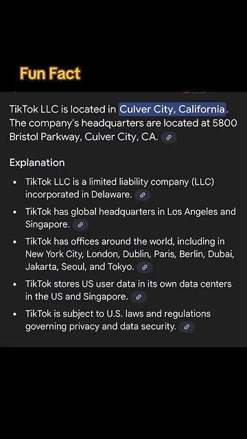 Some Facts About the Tik Tok Ban