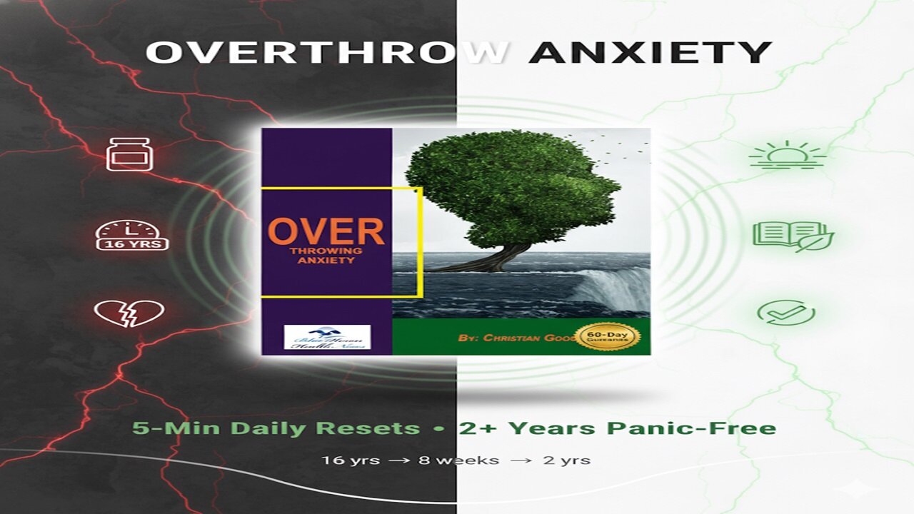 "Overthrowing Anxiety" by Christian Goodman: EXPOSE Meds Scam – END Panic NO Drugs! 🔥