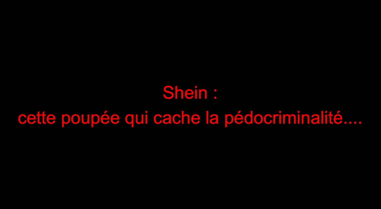 Shein : cette poupée qui cache la pédocriminalité....