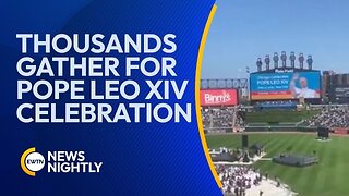 Migliaia di persone si trovarono a Chicago al Rate Field per la messa e la celebrazione di Papa Leone XIV Robert Francis Riggitano,originario della città DOCUMENTARIO 267ºpapa del cattolicesimo 9°sovrano dello Stato Vaticano eletto al conclave 2025