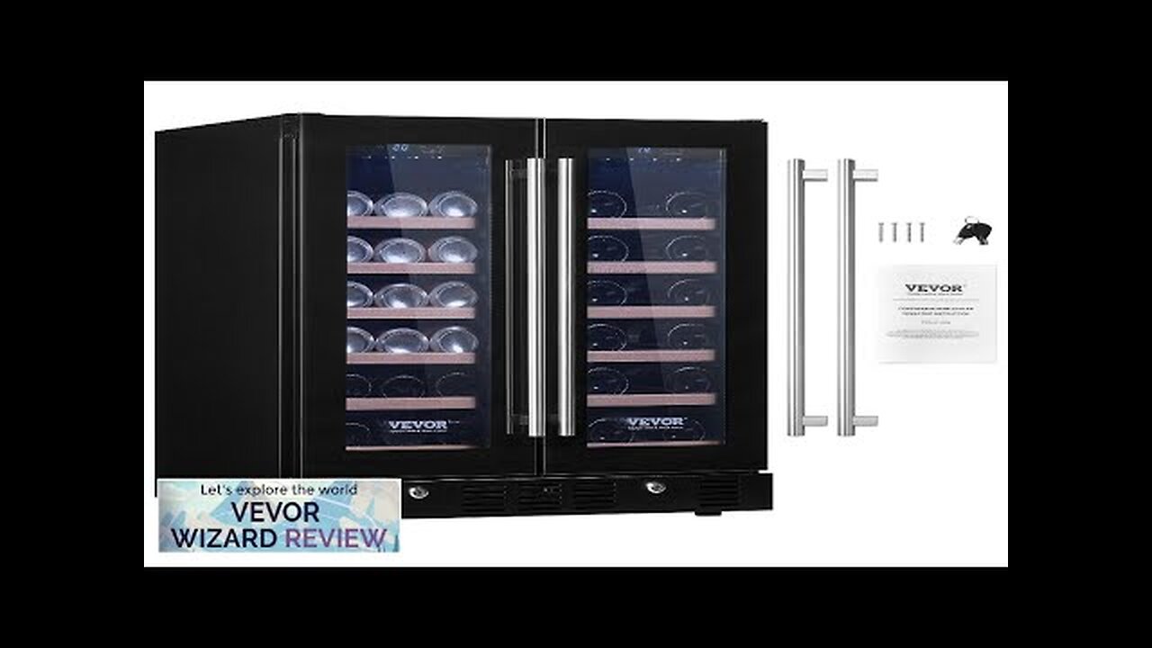 VEVOR 24" Wine and Beverage Refrigerator 78 Cans and 20 Bottles Dual Review