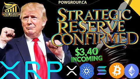 Ripple Case Ending This Week Then ETFs? Trump XRP, SOL, ADA, BTC, ETH Strategic Reserve Moving Ahead