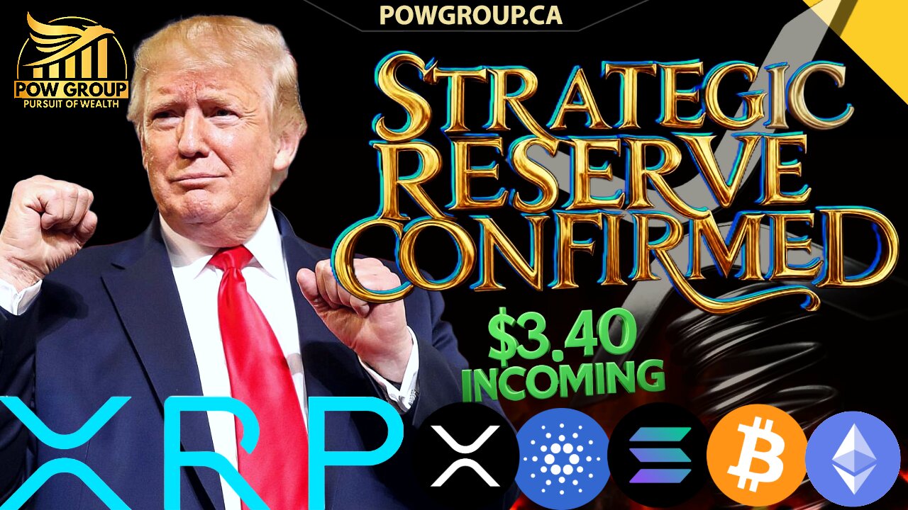 Ripple Case Ending This Week Then ETFs? Trump XRP, SOL, ADA, BTC, ETH Strategic Reserve Moving Ahead