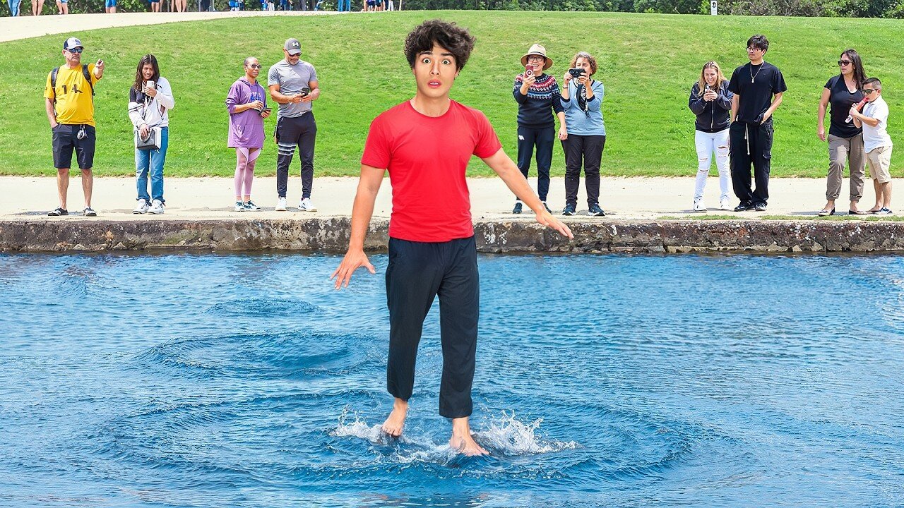 Walking on Water Prank!