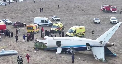 Azerbaijan Airlines flight carrying 67 people crashes in Kazakhstan