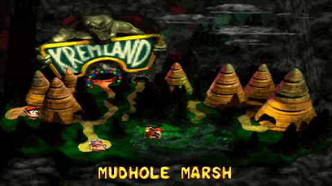 DONKEY KONG COUNTRY 2™ : DIDDY'S KONG QUEST™ / ACT 4. KRAZY KRAEMLAND / A4#5. MUDHOLE MARSH! DK