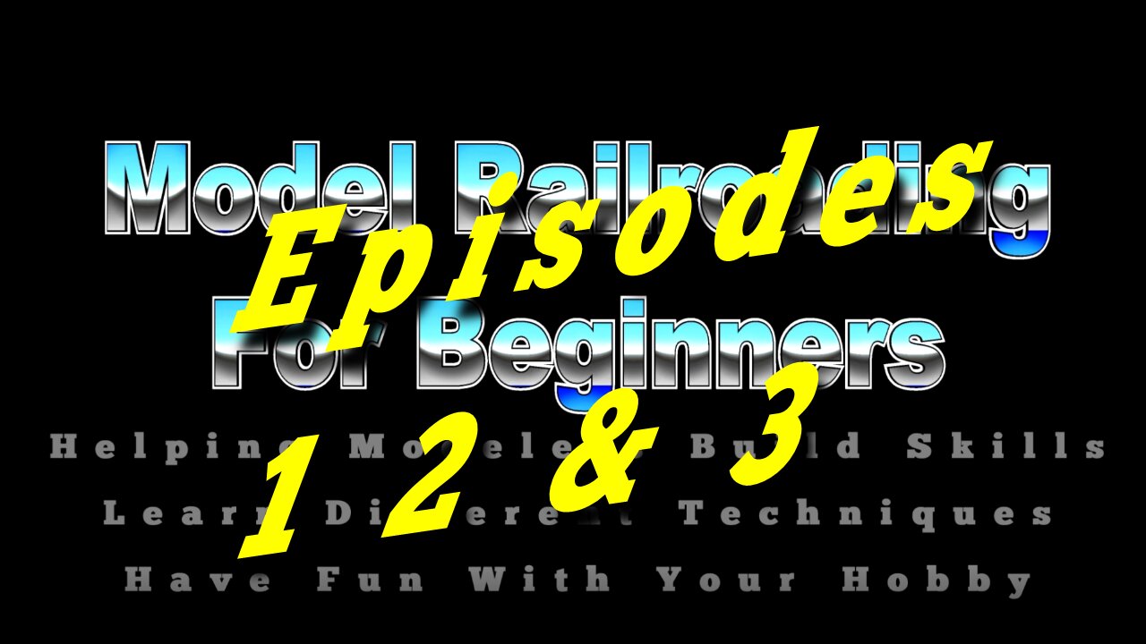 Model Railroading For Beginners Episode 1 2 & 3