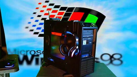 "Bringing Windows 98 into 2025! Retro PC with Modern RGB & Bluetooth"