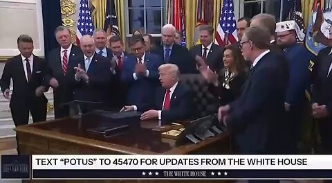 🚨 President Trump signs bill to end longest-ever US government