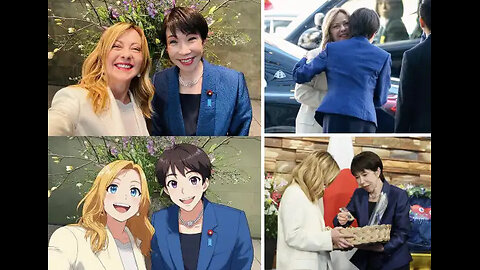 MENTRE L'ECONOMIA ITALIANA VA A ROTOLI LA MELONI FA LA BIG IN JAPAN OVVERO LA CAZZARA IN GIAPPONE!