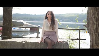 FASHION FILM CINEMATIC VIDEO PORTRAIT :Pantyhose, Stockings, Tights, High Heels, Mini Skirt ( 4K)