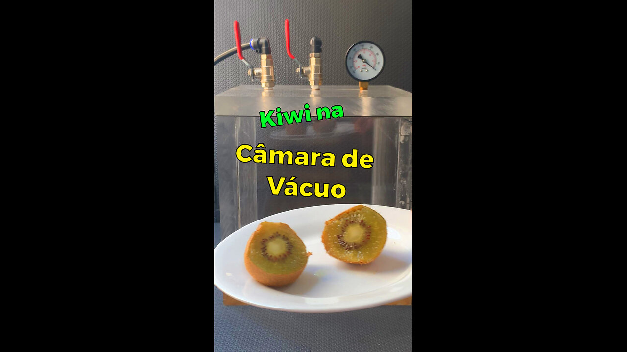 Kiwi in Vacuum Chamber is BIZARRE! 🥝🥝🥝