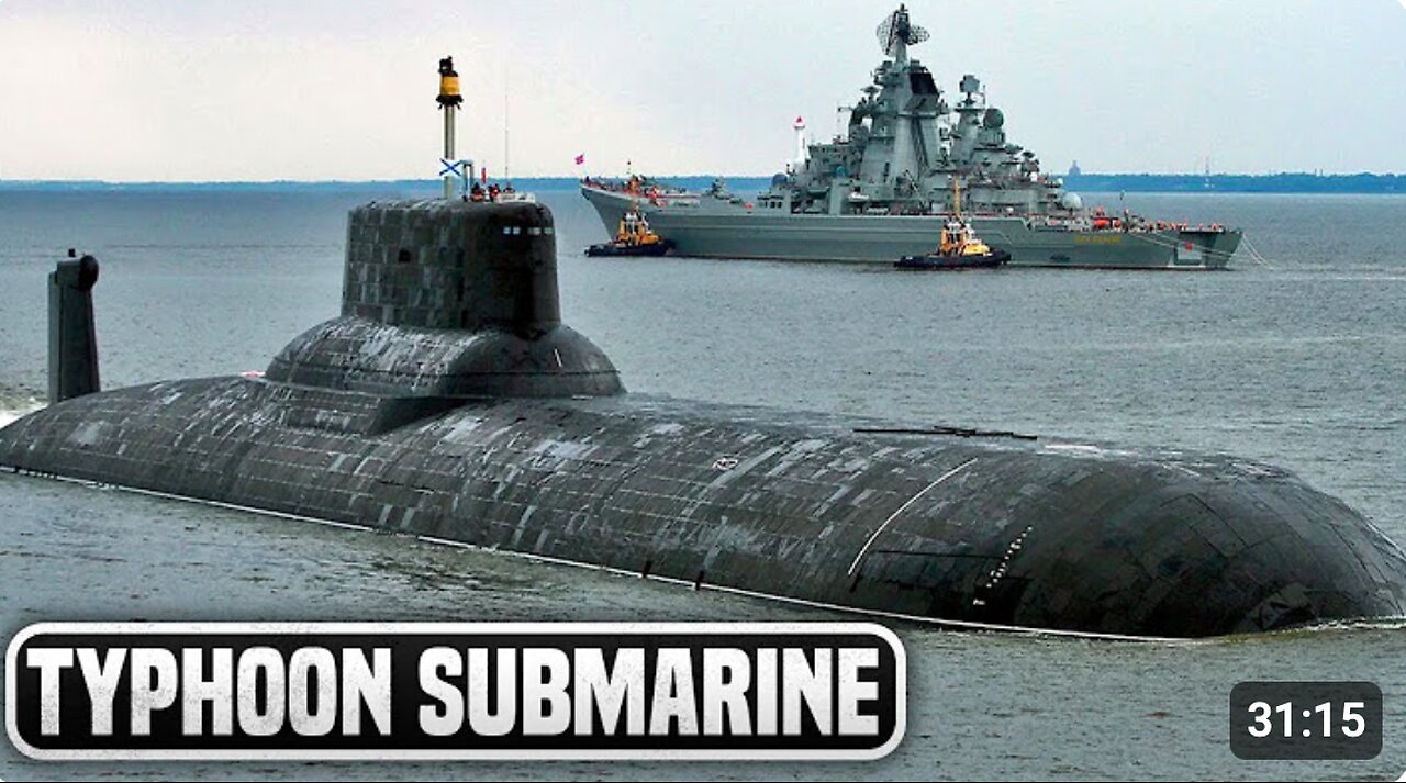 ⚓️🇷🇺 Russian Navy's 48000 Ton Typhoon-class SSBN Submarine - Engineering Marvel! MilTec by SubBrief