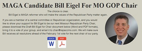 Bill Eigel Senate Farewell Address