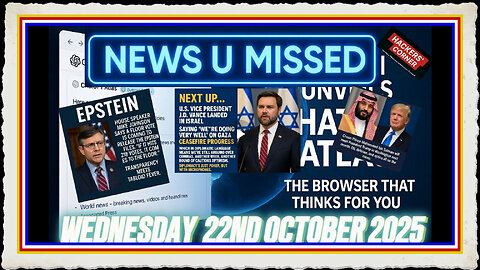 NEWS U MISSED WITH PAUL BROOKER DREW DEMI WEDNESDAY 22ND OCTOBER 2025