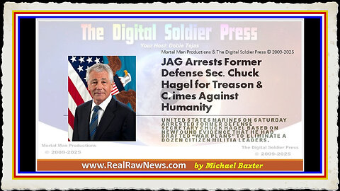 JAG Arrests Former Defense Sec. Chuck Hagel for Treason