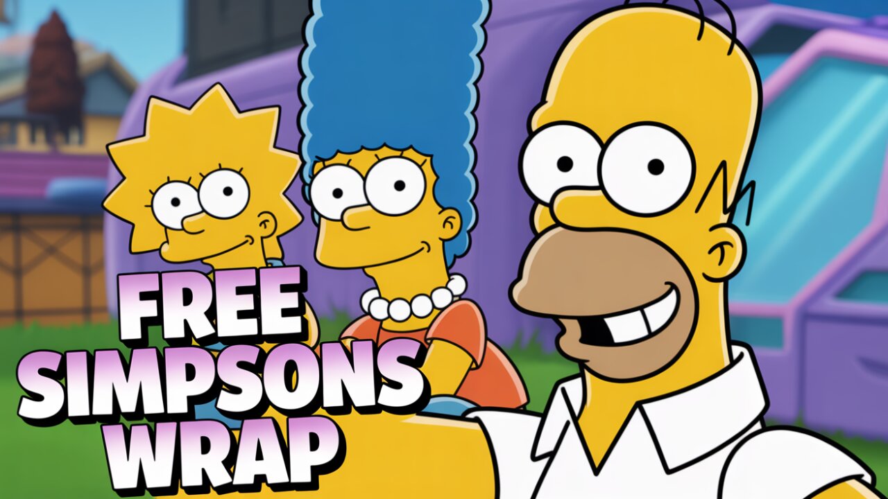 How To Get Free Simpsons Fortnite Wrap Fast!