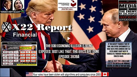 Ep 3839a - The [CB] Economic Illusion Is Being Exposed, Just Like That, The BRICS Are Done