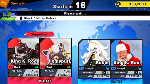 SSBU Online Spectator Mode with Special Characters Quickie 12/8/25 (with Halloween and Xmas Chars)