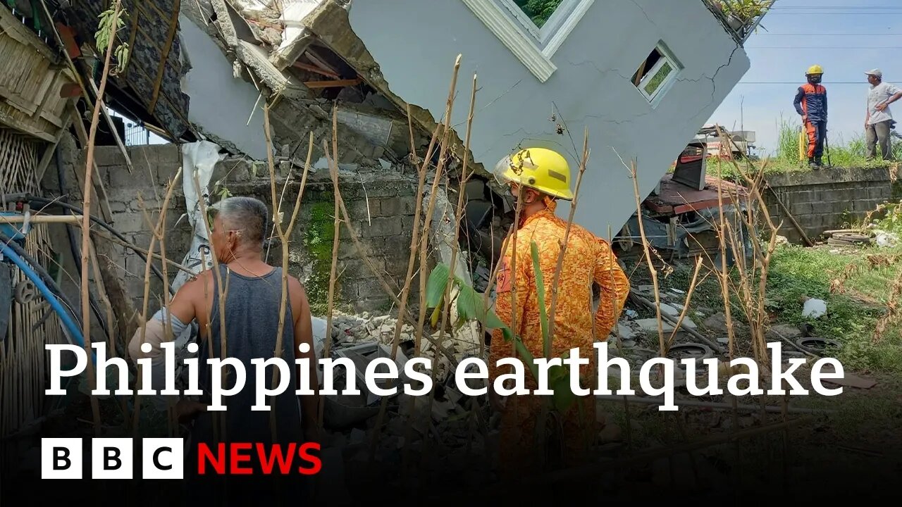 At least 69 killed in 6.9-magnitude earthquake in Philippines | BBC News